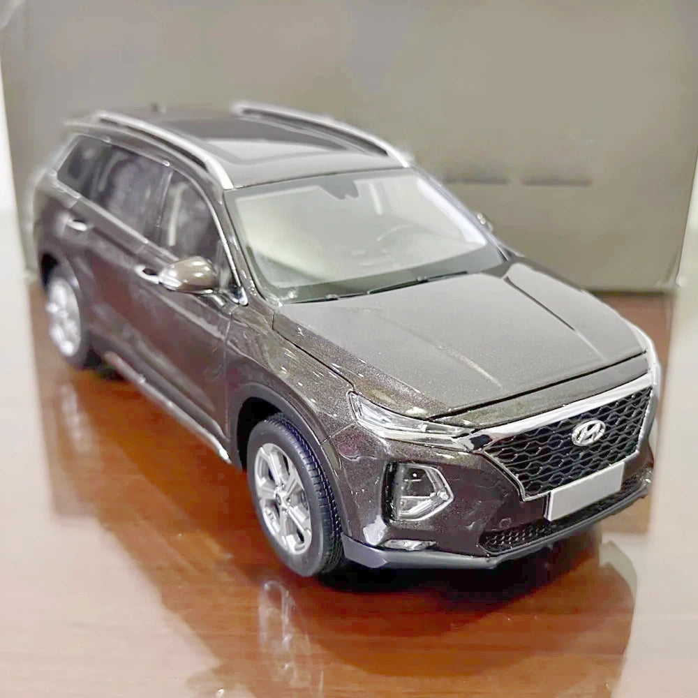 [OEM] 1:18 Hyundai 2019 Santa Fe Brown Model Car Die-Cast