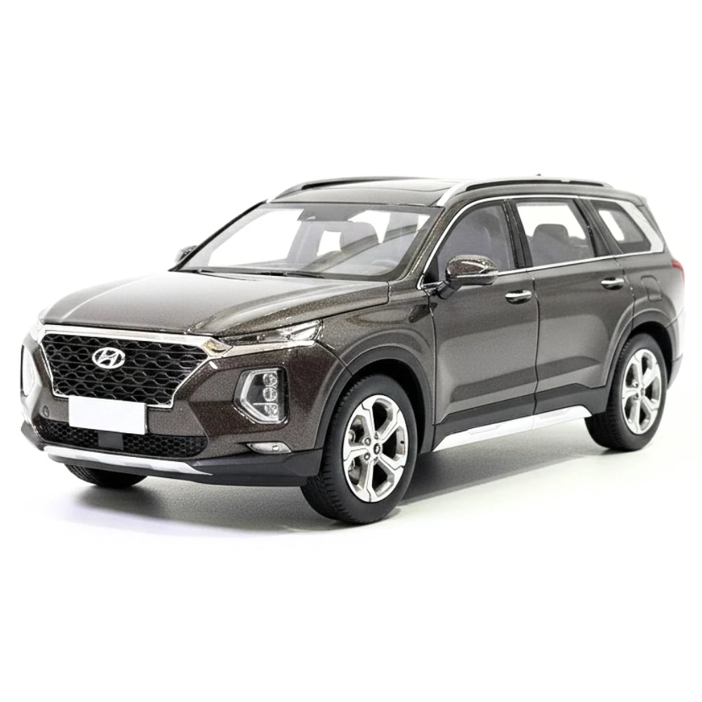 [OEM] 1:18 Hyundai 2019 Santa Fe Brown Model Car Die-Cast