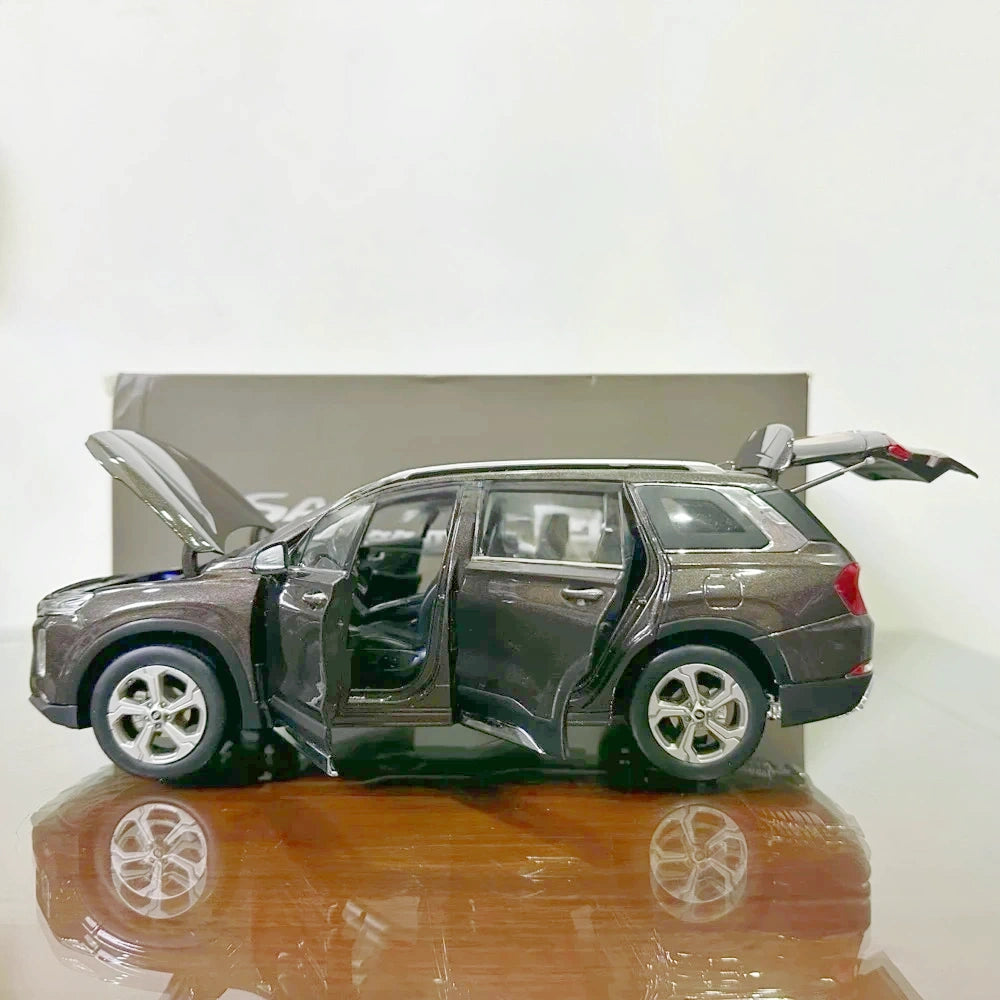 [OEM] 1:18 Hyundai 2019 Santa Fe Brown Model Car Die-Cast