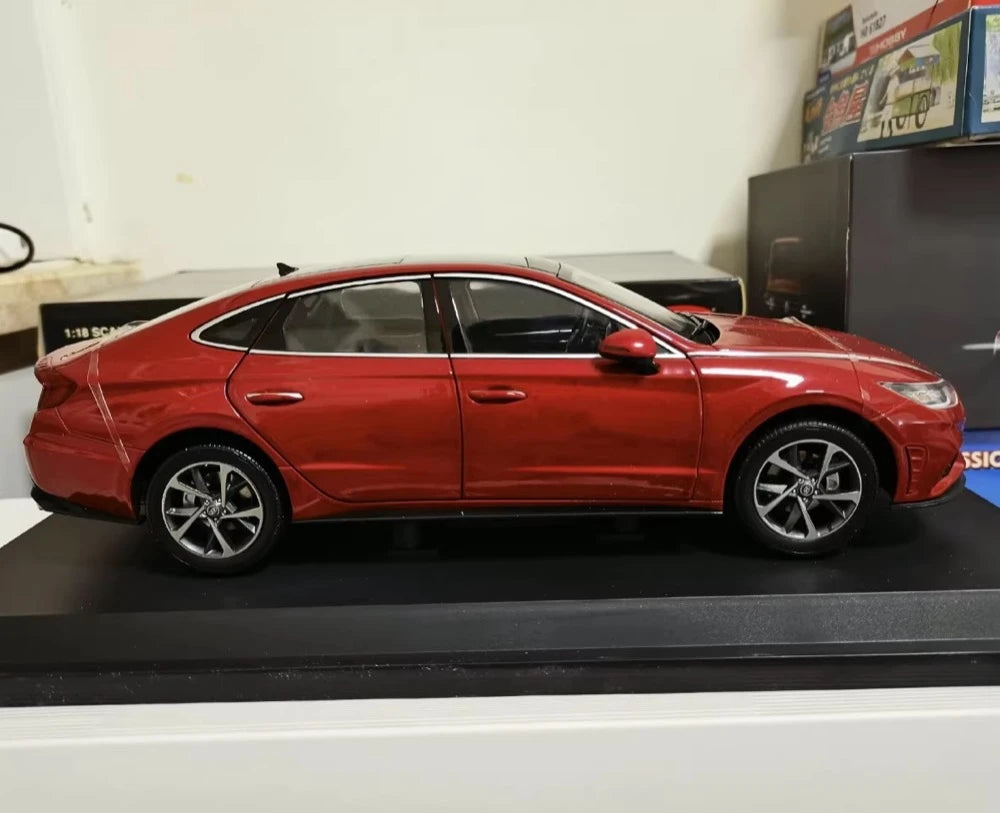 [OEM] 1:18 Hyundai 2020 Sonata Red Model Car Die-Cast
