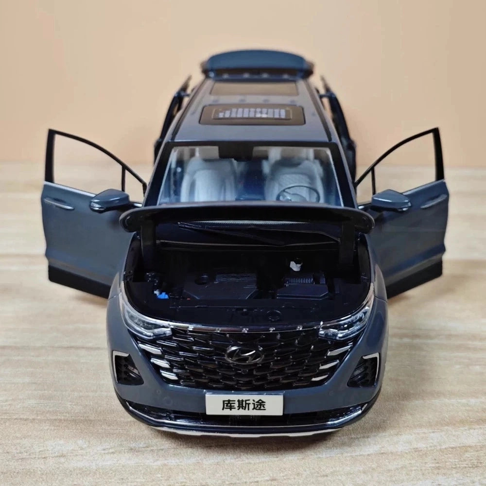[OEM] 1:18 Hyundai 2021 Custo グレー モデルカー Die-Cast