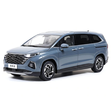 [OEM] 1:18 Hyundai 2021 Custo Gray Model Car Die-Cast