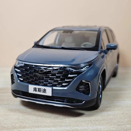 [OEM] 1:18 Hyundai 2021 Custo Gray Model Car Die-Cast