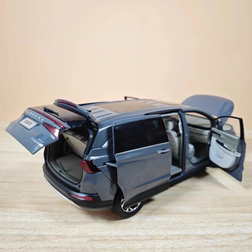 [OEM] 1:18 Hyundai 2021 Custo Gray Model Car Die-Cast