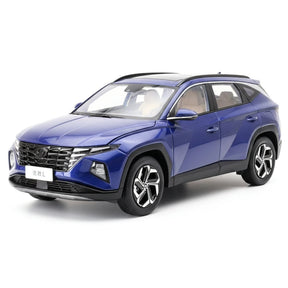 [OEM] 1:18 Hyundai 2021 Tucson L Blue Model Car Die-Cast