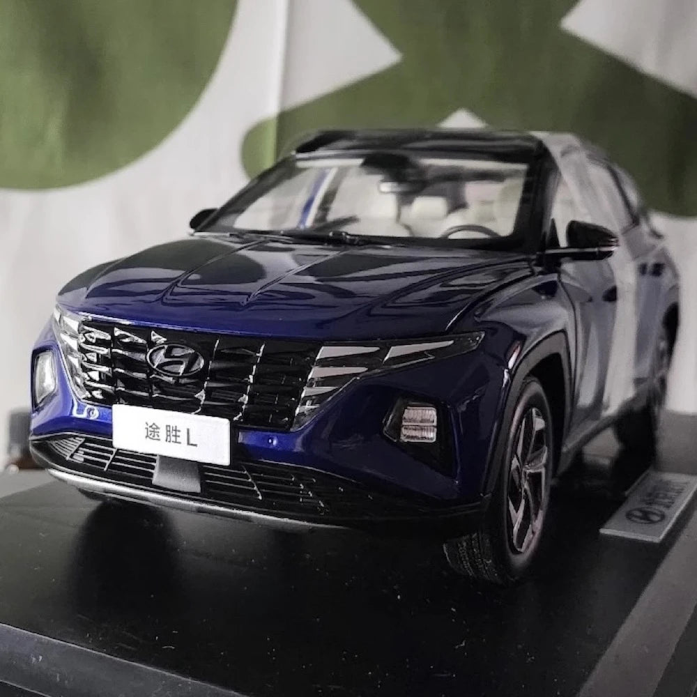 [OEM] 1:18 Hyundai 2021 Tucson L Blue Model Car Die-Cast