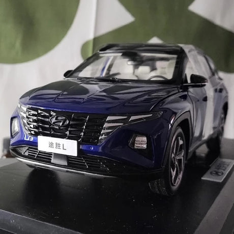 [OEM] 1:18 Hyundai 2021 Tucson L Blue Model Car Die-Cast