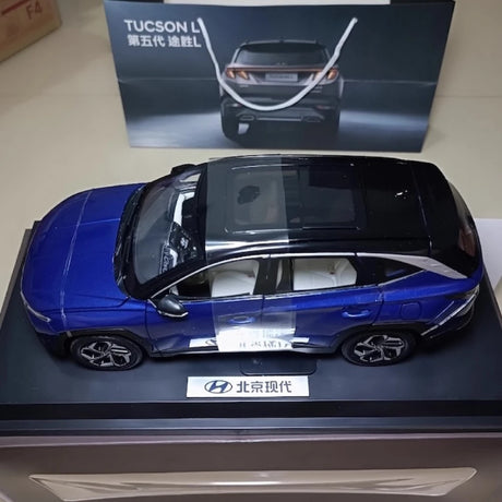 [OEM] 1:18 Hyundai 2021 Tucson L Blue Model Car Die-Cast