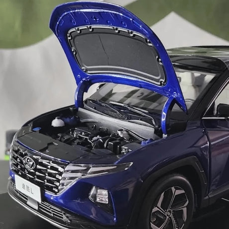 [OEM] 1:18 Hyundai 2021 Tucson L Blue Model Car Die-Cast