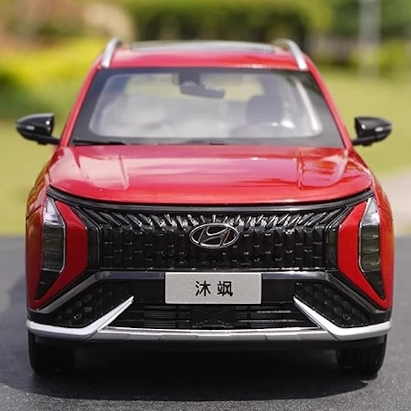 [OEM] 1:18 Hyundai 2023 Mufasa punainen pienoismalli Die-Cast