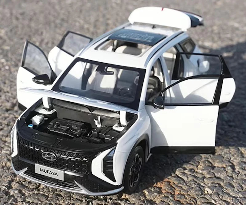 [OEM] 1:18 Hyundai 2023 Mufasa White Model Car Die-Cast