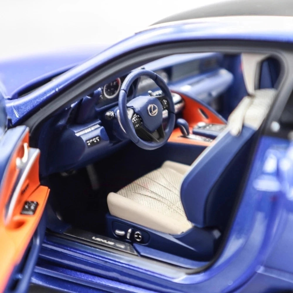 [OEM] 1:18 Lexus 2016 LC 500h Blue Model Car Die-Cast