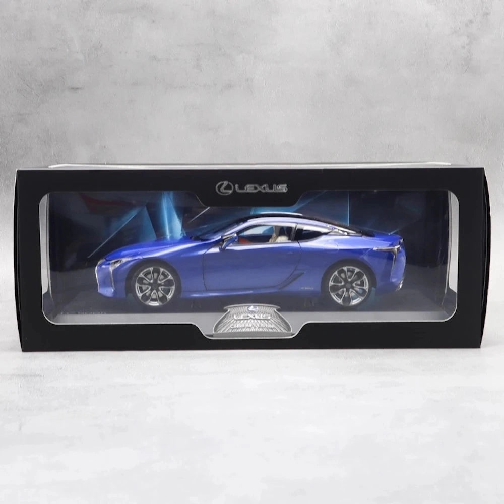 [OEM] 1:18 Lexus 2016 LC 500h Blue Model Car Die-Cast