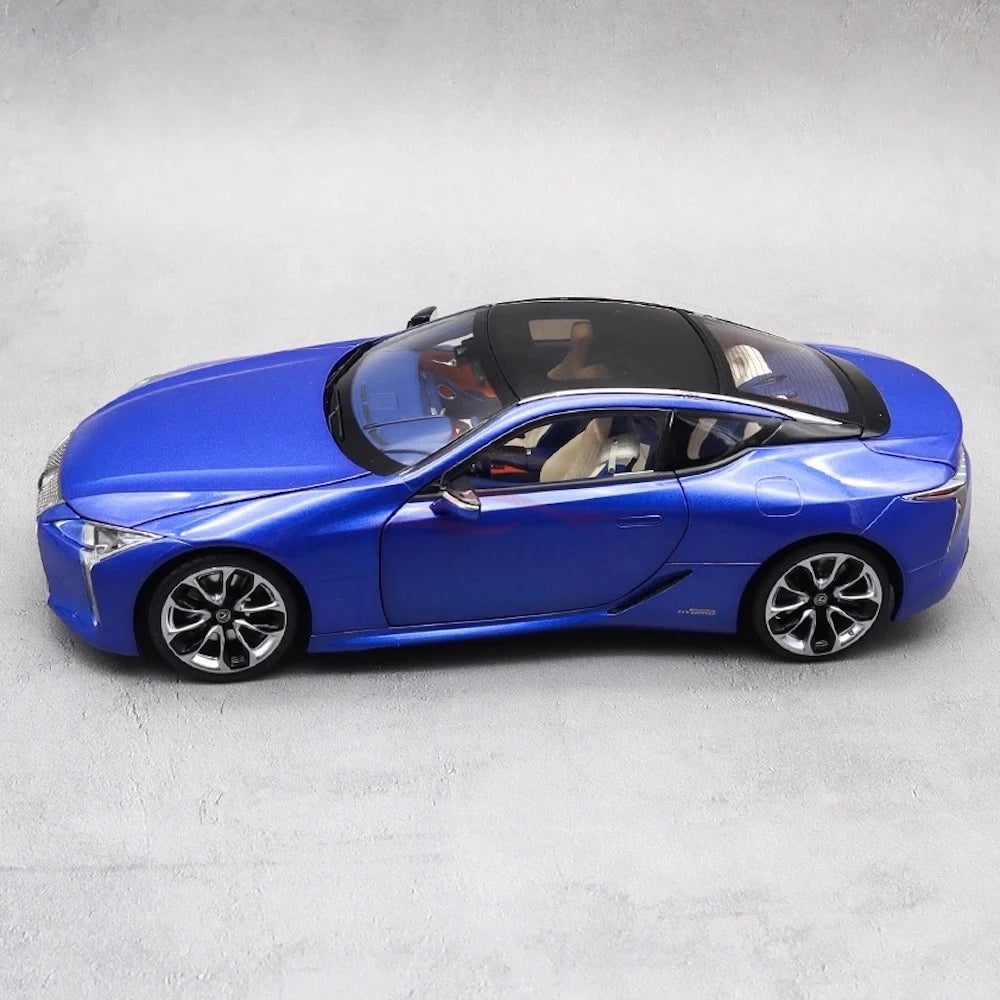 [OEM] 1:18 Lexus 2016 LC 500h Blue Model Car Die-Cast