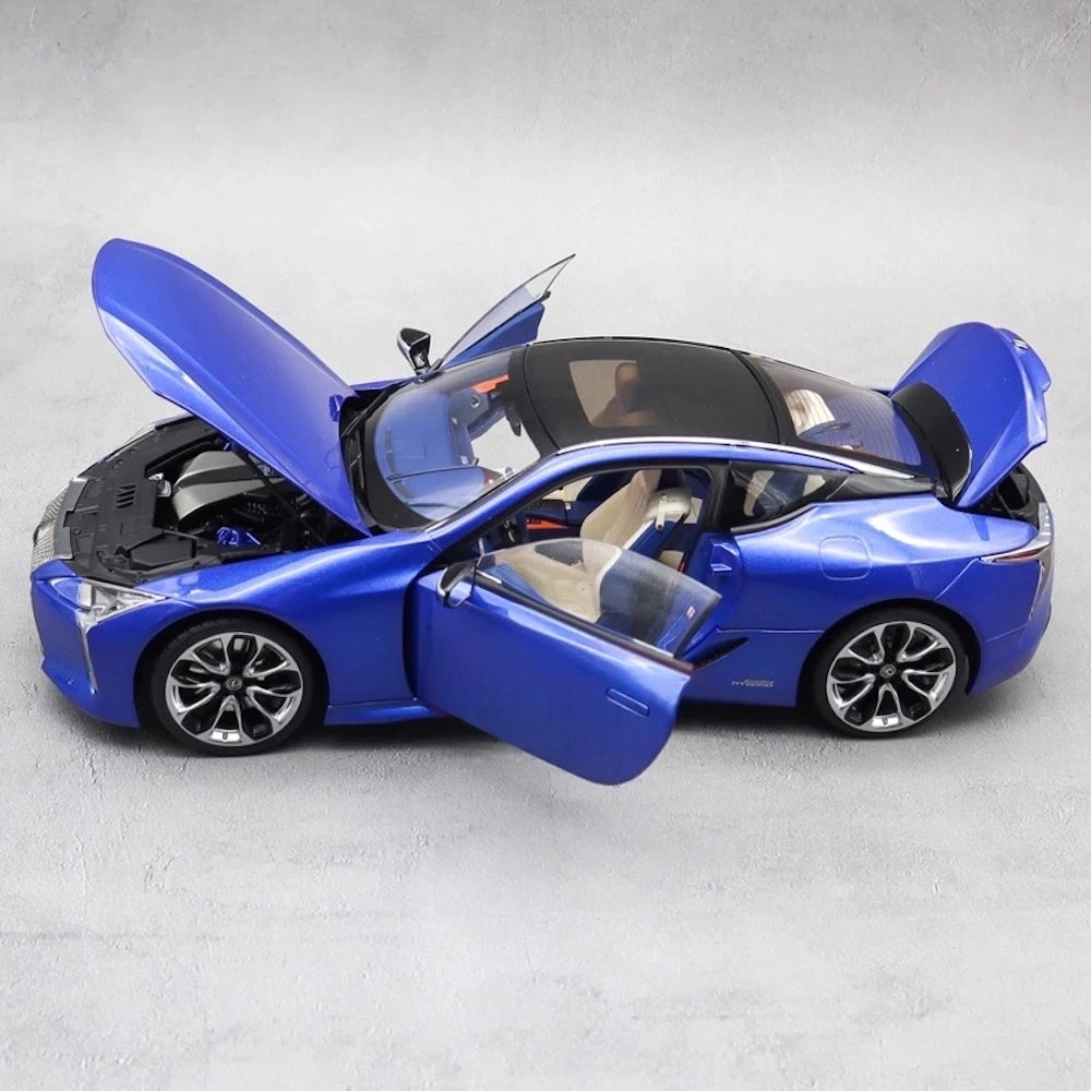 [OEM] 1:18 Lexus 2016 LC 500h Blue Model Car Die-Cast