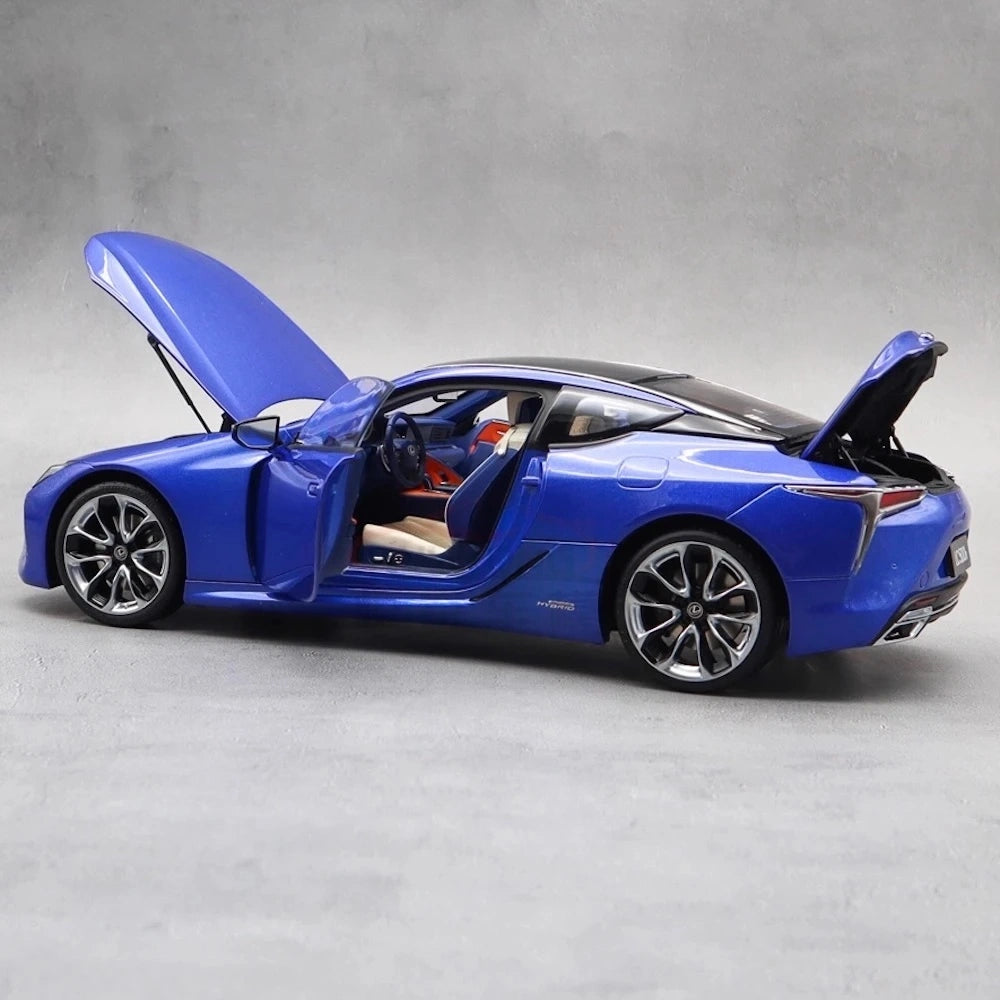 [OEM] 1:18 Lexus 2016 LC 500h Blue Model Car Die-Cast