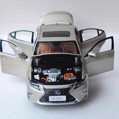 [OEM] 1:18 Lexus 2017 ES 300h Gold Model Car Die-Cast