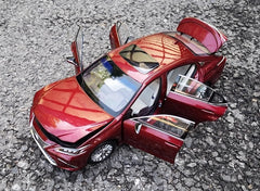 [OEM] 1:18 Lexus 2019 ES 300h Red Model Car Die-Cast
