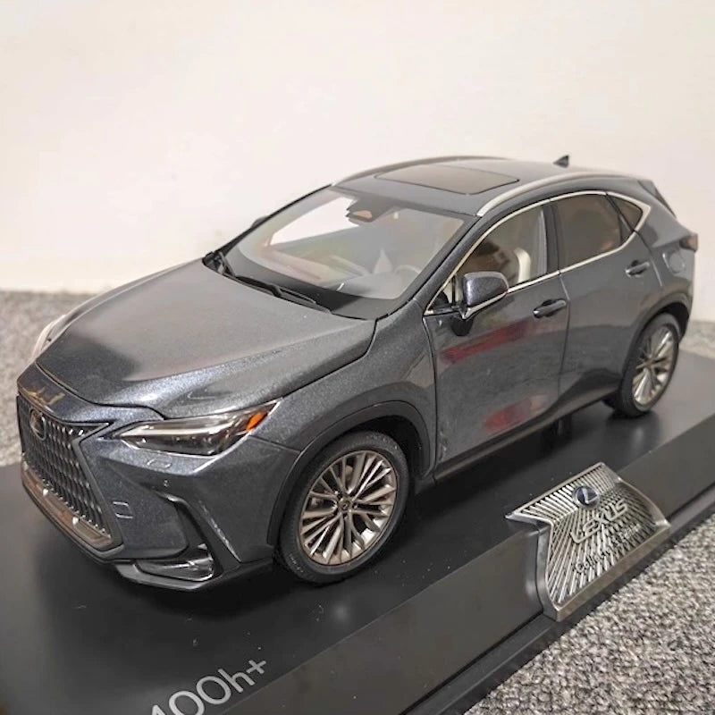 [OEM] 1:18 Lexus 2022 NX 400h Gray Model Car Die-Cast