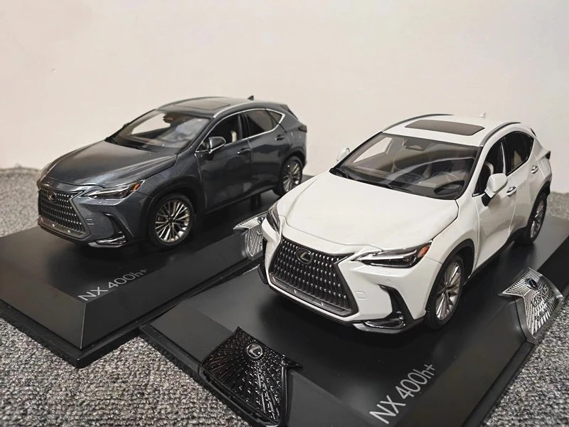 [OEM] 1:18 Lexus 2022 NX 400h grigio modellino di auto Die-Cast