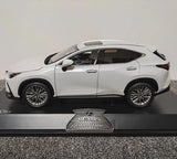[OEM] 1:18 Lexus 2022 NX 400h White Model Car Die-Cast