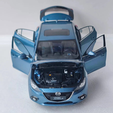 [OEM] 1:18 Mazda 2013 3 Axela Blue Model Car Die-Cast