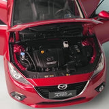 [OEM] 1:18 Mazda 2013 3 Axela röd modellbil Die-Cast