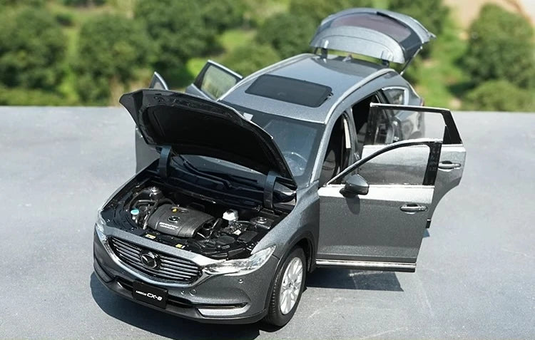 [OEM] 1:18 Mazda 2019 CX-8 Gray Model Car Die-Cast