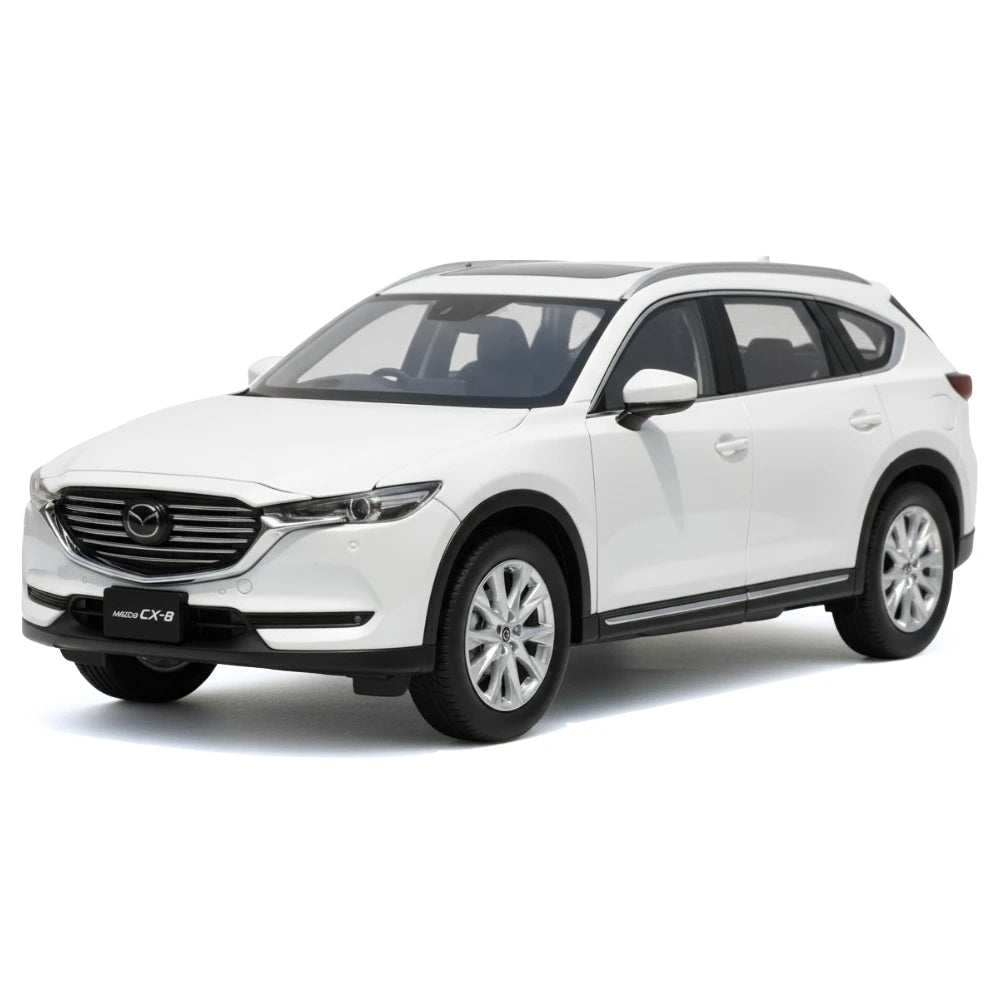 [OEM] 1:18 Mazda 2019 CX-8 White Model Car Die-Cast