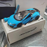 [OEM] 1:18 McLaren 2018 600LT Blue Model Car Die-Cast
