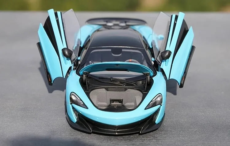 [OEM] 1:18 McLaren 2018 600LT Blue Model Car Die-Cast
