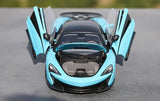 [OEM] 1:18 McLaren 2018 600LT Blue Model Car Die-Cast