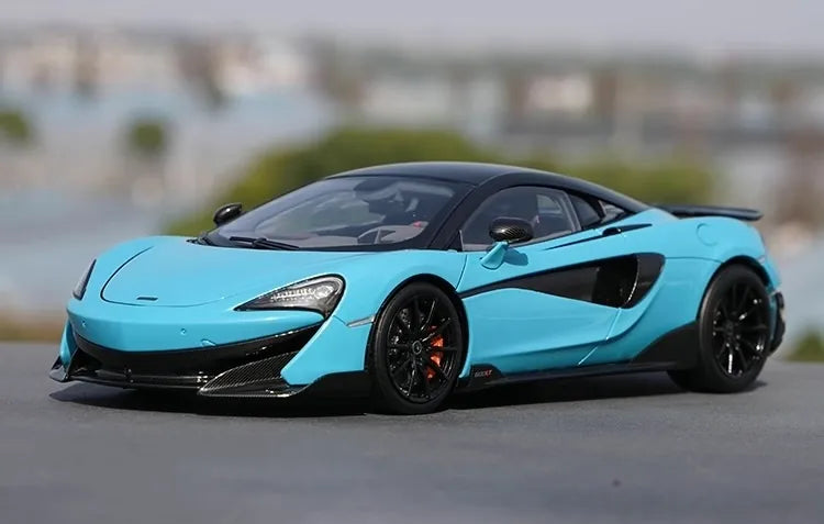 [OEM] 1:18 McLaren 2018 600LT Blue Model Car Die-Cast