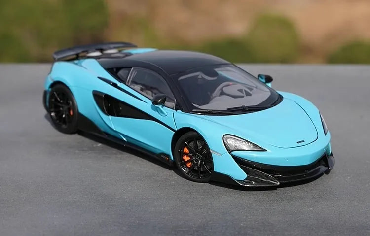 [OEM] 1:18 McLaren 2018 600LT Blue Model Car Die-Cast