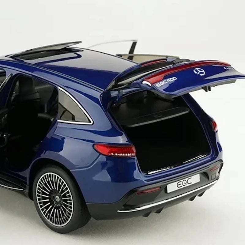 [OEM] 1:18 Mercedes-Benz 2020 EQC Blue Model Car Die-Cast