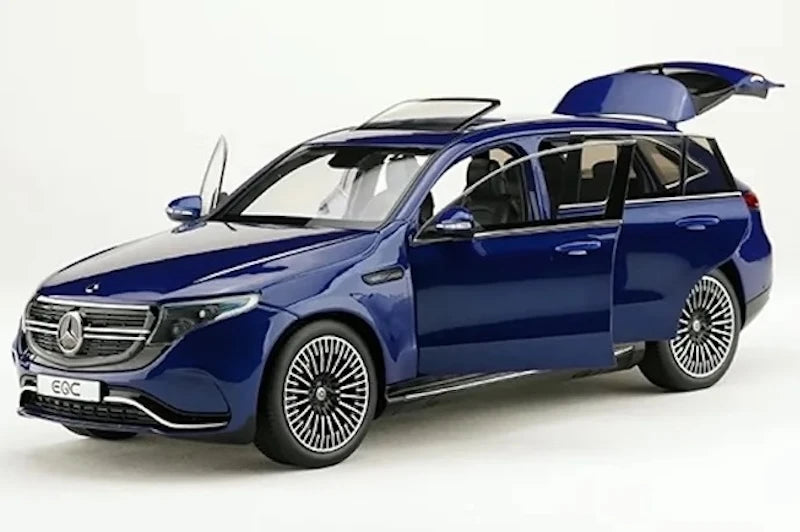[OEM] 1:18 Mercedes-Benz 2020 EQC Blue Model Car Die-Cast