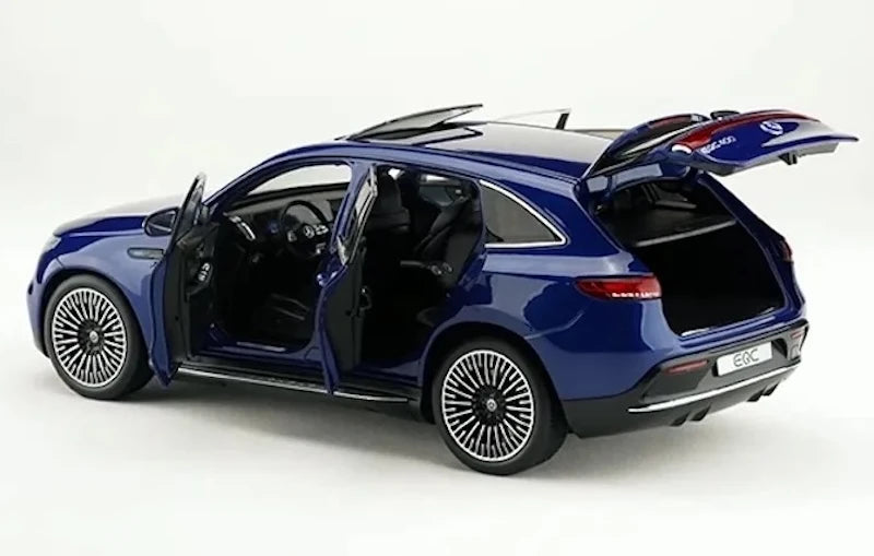 [OEM] 1:18 Mercedes-Benz 2020 EQC Blue Model Car Die-Cast