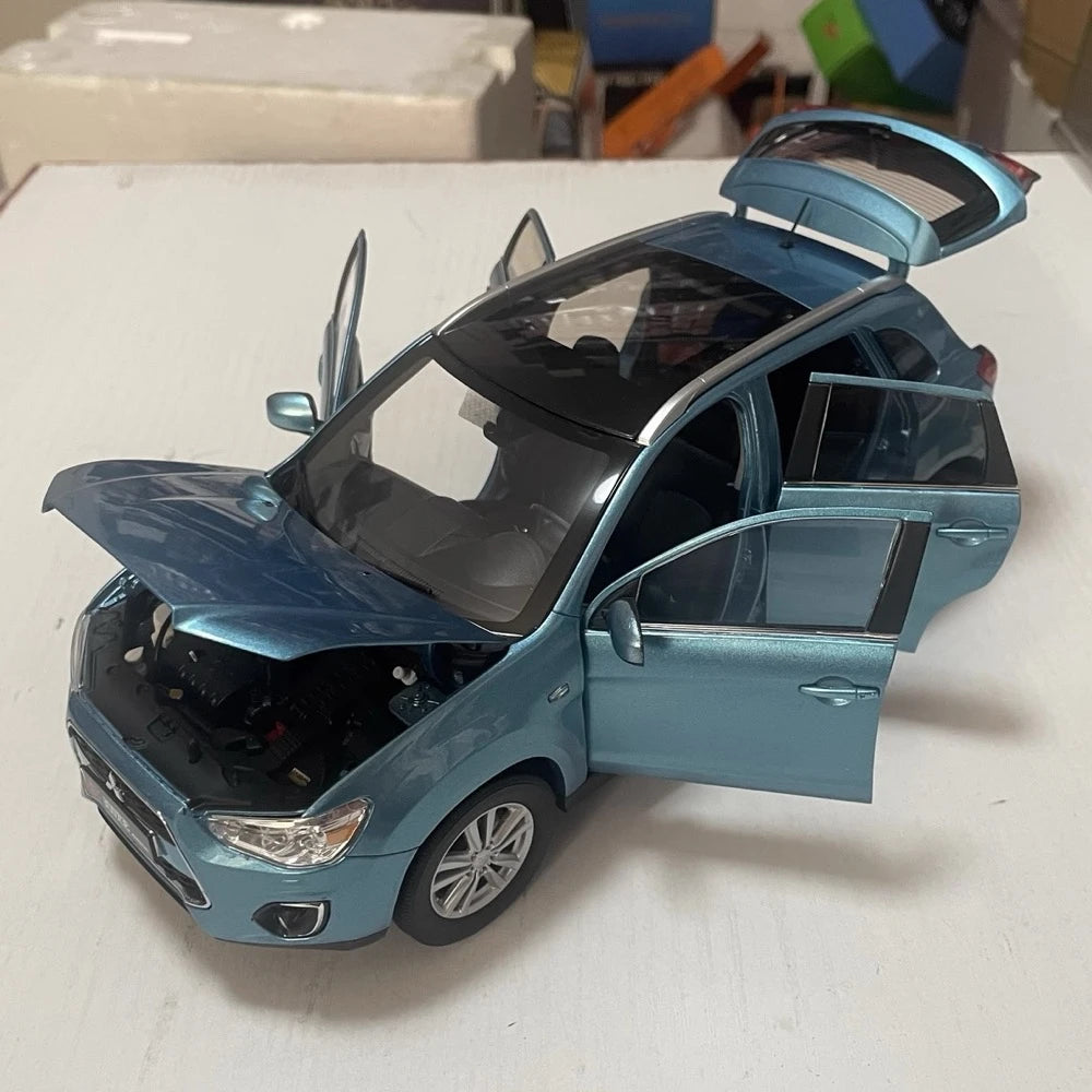 [OEM] 1:18 Mitsubishi 2013 ASX blu modellino di auto Die-Cast