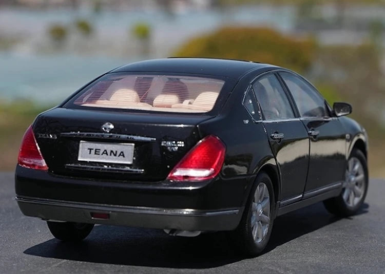 [OEM] 1:18 Nissan 2003 Teana nero modellino di auto Die-Cast