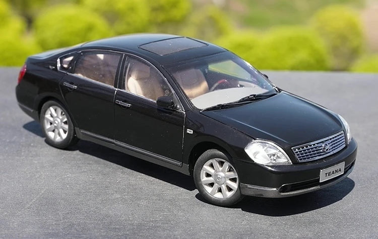 [OEM] 1:18 Nissan 2003 Teana nero modellino di auto Die-Cast