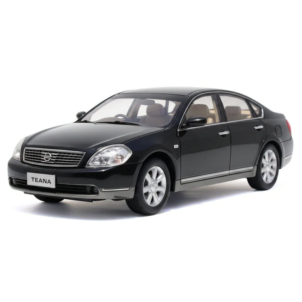 [OEM] 1:18 Nissan 2003 Teana nero modellino di auto Die-Cast
