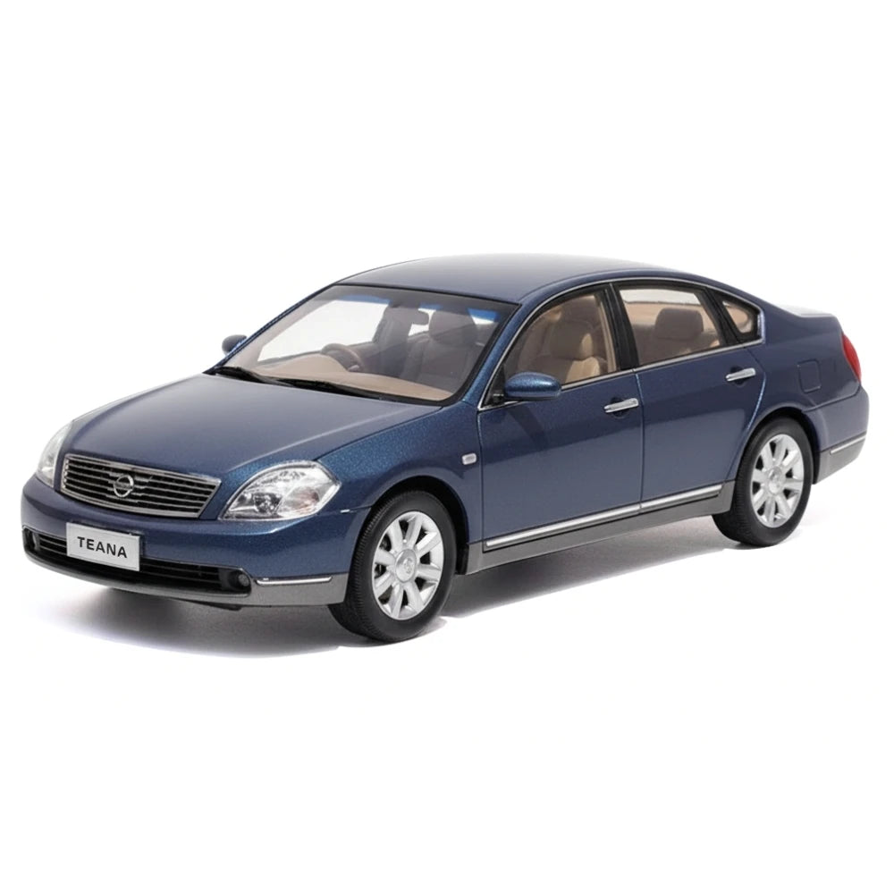 [OEM] 1:18 Nissan 2003 Teana Blue Model Car Die-Cast