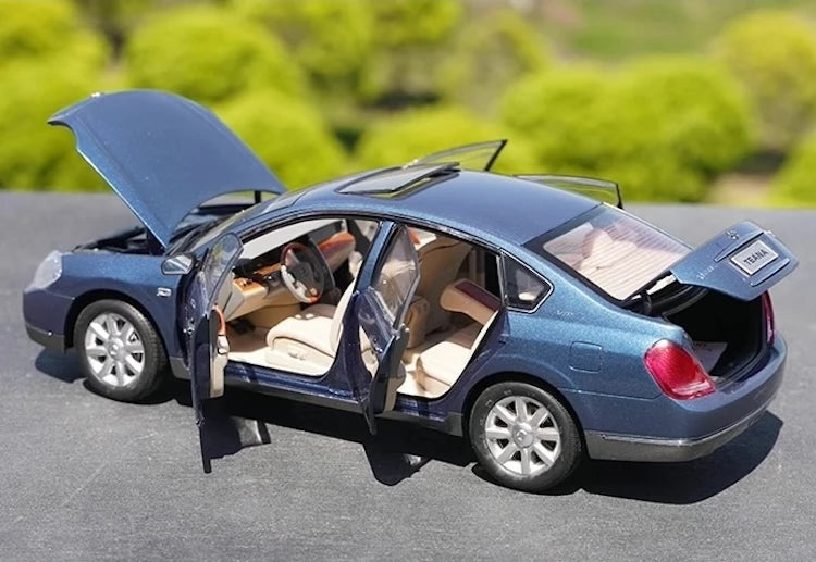 [OEM] 1:18 Nissan 2003 Teana ブルー モデルカー Die-Cast