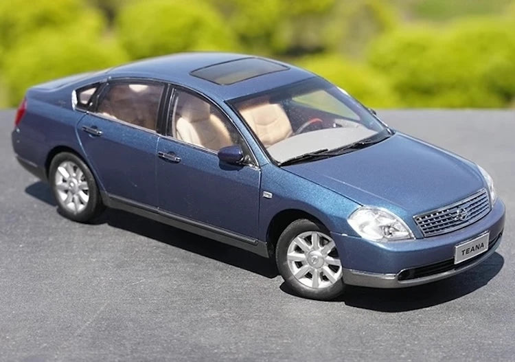 [OEM] 1:18 Nissan 2003 Teana ブルー モデルカー Die-Cast