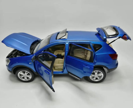 [OEM] 1:18 Nissan 2006 Qashqai J10 Blue Model Car Die-Cast