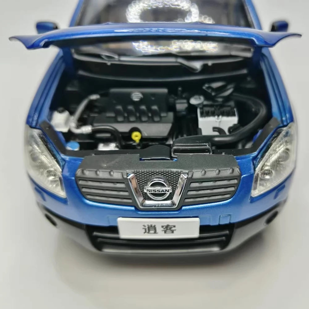 [OEM] 1:18 Nissan 2006 Qashqai J10 bleu voiture miniature Die-Cast