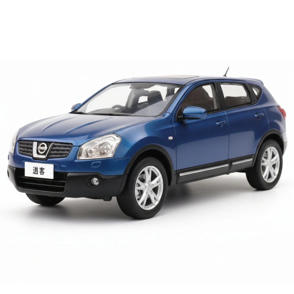 [OEM] 1:18 Nissan 2006 Qashqai J10 bleu voiture miniature Die-Cast