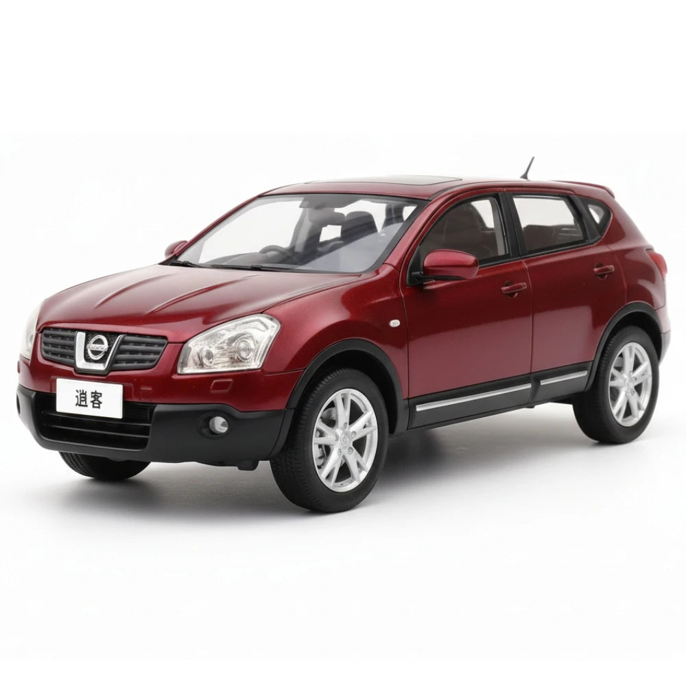 [OEM] 1:18 Nissan 2006 Qashqai J10 rosso modellino di auto Die-Cast