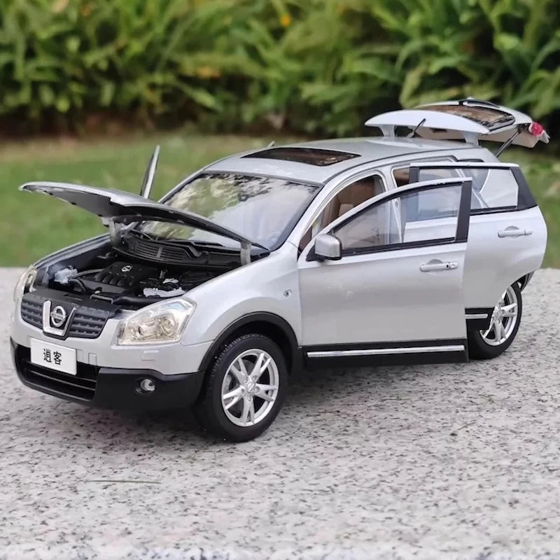 [OEM] 1:18 Nissan 2006 Qashqai J10 Silver Model Car Die-Cast