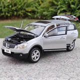 [OEM] 1:18 Nissan 2006 Qashqai J10 argento modellino di auto Die-Cast
